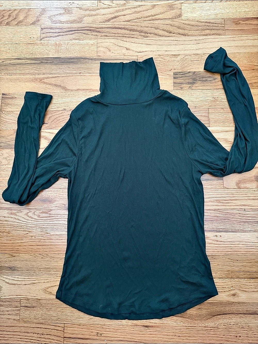 ReRib Long Sleeve Tunic in Green Like New